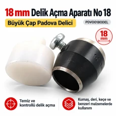 18 mm Delik Açma Aparatı No 18 – Büyük Çap Padova Delici PDV00180DEL