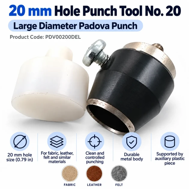 20 mm büyük çap delik açma aparatı PDV00200DEL