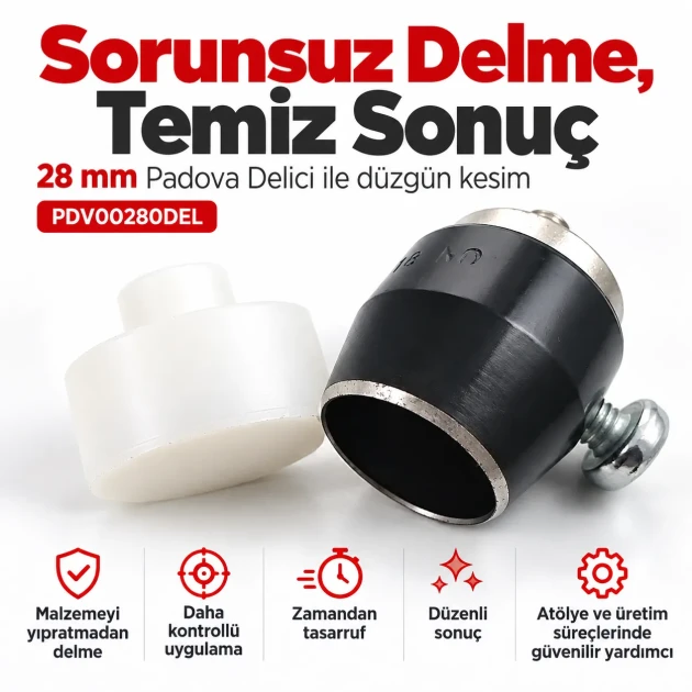 28 mm delik açma aparatı PDV00280DEL