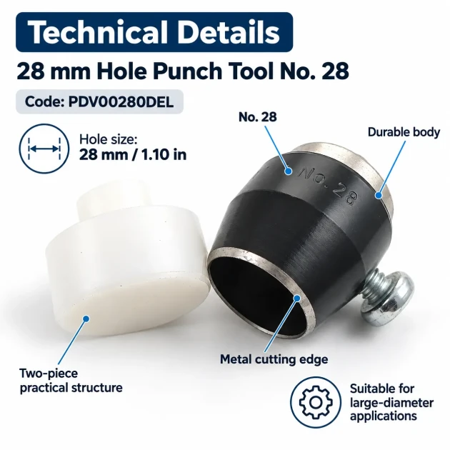 28 mm delik açma aparatı PDV00280DEL