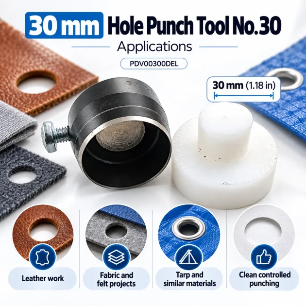 30 mm delik açma aparatı PDV00300DEL