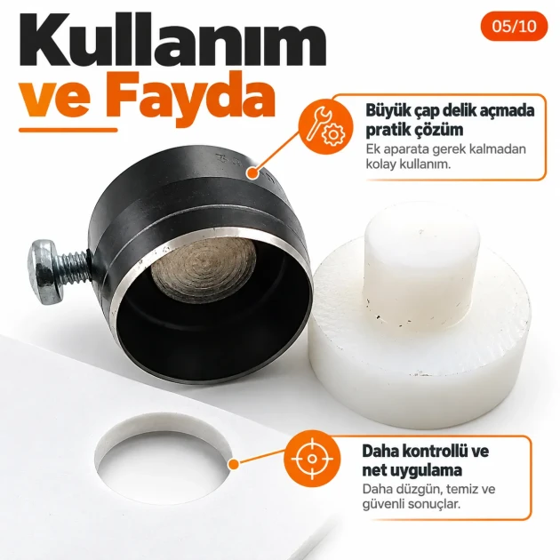 36 mm delik açma aparatı PDV00360DEL