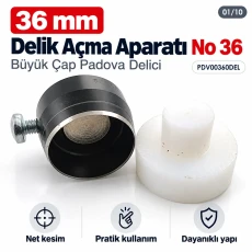 36 mm Delik Açma Aparatı No 36 – Büyük Çap Padova Delici PDV00360DEL