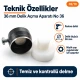 36 mm delik açma aparatı PDV00360DEL