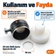 40 mm delik açma aparatı PDV00400DEL