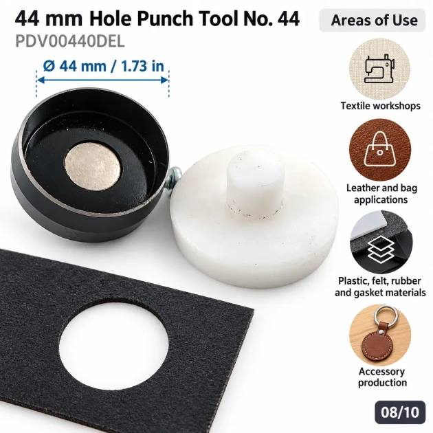 44 mm delik açma aparatı PDV00440DEL