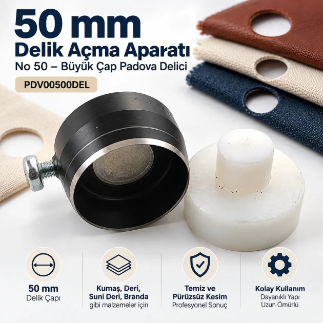 50 mm delik açma aparatı PDV00500DEL