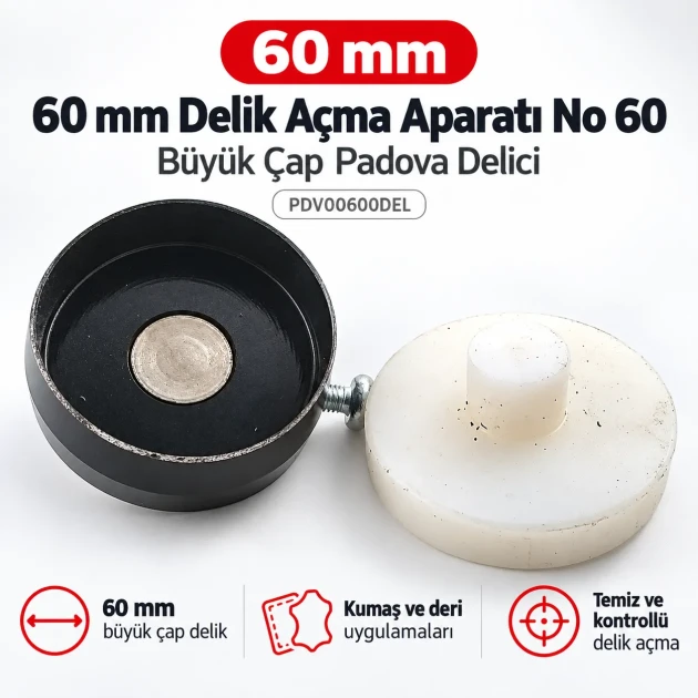 60 mm / 2.36 in hole cutter PDV00600DEL