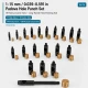 1–15 mm Padova Hole Cutter Collection with 18 Cutter Sets and Long-Handle Striking Tool, ideal for creating precise holes