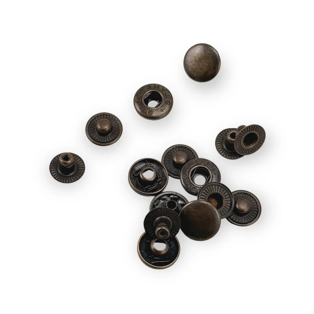 15 mm 3/4" Alpha Snap Fasteners Brass Button C0001PR