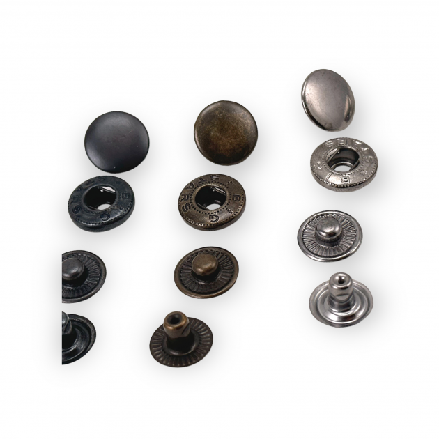 Snap Fasteners 3/4" 15mm Alpha Snap Button C0001 Snap Fasteners 3/4" 15mm Alpha Snap Button C0001