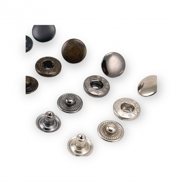 Snap Fasteners 3/4" 15mm Alpha Snap Button C0001 Snap Fasteners 3/4" 15mm Alpha Snap Button C0001