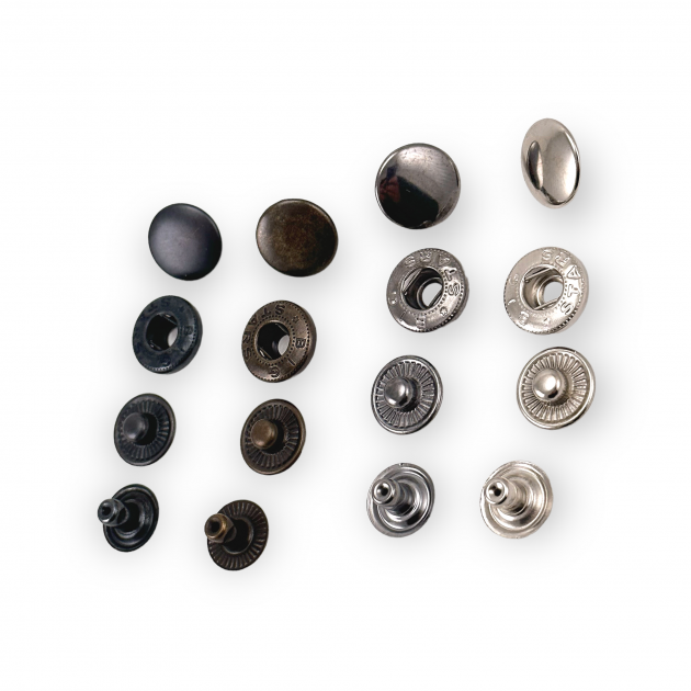 Snap Fasteners 3/4" 15mm Alpha Snap Button C0001 Snap Fasteners 3/4" 15mm Alpha Snap Button C0001