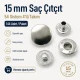 15 mm Snap Fastener Set of 4 - 144 pcs