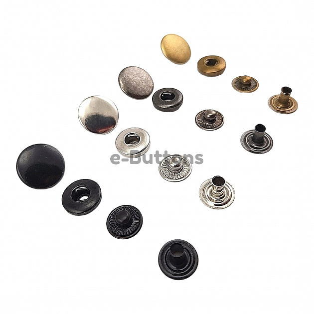 Snap Fasteners 15 mm 3/4" Stainless 54 System C00016P