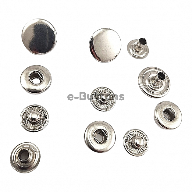 Snap Fasteners 15 mm 3/4" Stainless 54 System C00016P