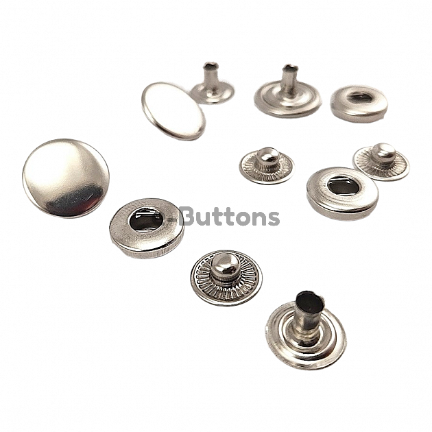 Snap Fasteners 15 mm 3/4" Stainless 54 System C00016P