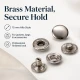 15 mm Alpha Brass Snap Button Metal Snap Fastener for Bags and Textiles