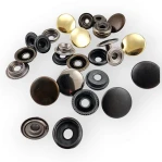 Snap Fasteners 15 mm 3/4" 61 System Brass Stainless C0004PR