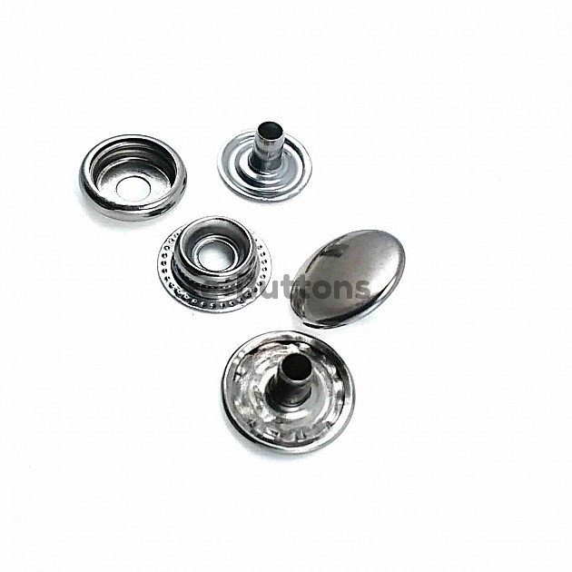 Snap Fasteners 15 mm 61 System Stainless C0004P
