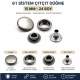 15 mm 61 System Sheet Metal Snap Button - Strong Grip Snap for Outerwear, Canvas and Bags