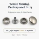 15 mm 61 System Sheet Metal Snap Button - Strong Grip Snap for Outerwear, Canvas and Bags