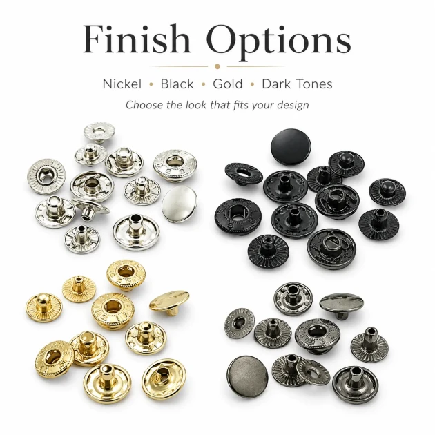 10 mm Snap Fastaners 16L / 25/64" VT2 Snap Fasteners C0006
