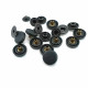 Plastic Snap Fasteners Button 15 mm 3/4"  C0022