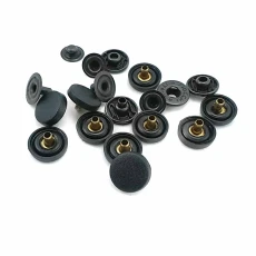 Black Plastic Snap Fasteners Button 12,5 mm 20L / 15/32" Stainles (250 pcs/Pack) C0007