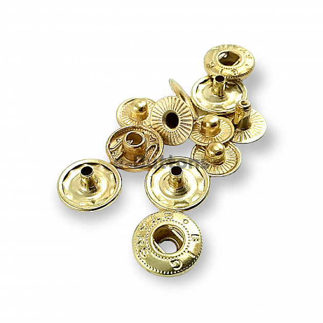 54 System Snap Fasteners 12.5 mm Slightly Convex Stainless Snap Fasteners C0023