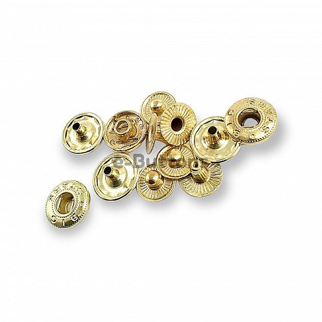 54 System Snap Fasteners 12.5 mm Slightly Convex Stainless Snap Fasteners C0023