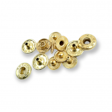 54 System Snap Fasteners 12.5 mm 20L / 1/2" Slightly Convex Stainless Snap Fasteners C0023