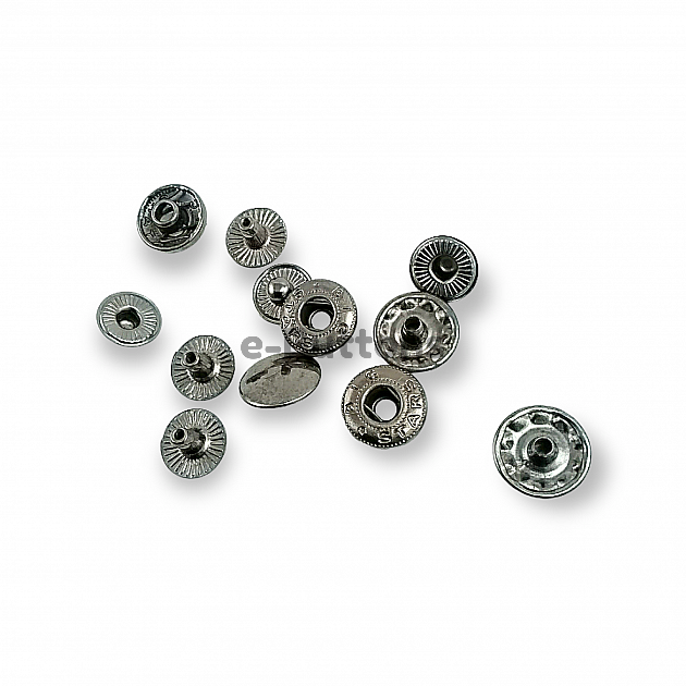 54 System Snap Fasteners 12.5 mm Slightly Convex Stainless Snap Fasteners C0023