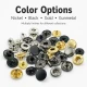 12.5 mm 54 System Sheet Metal Snap Button in a pack of 144 pieces, ideal for apparel fastening