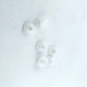 9 mm Beyaz Plastik Çıtçıt Düğme (250 adet / Paket) C0010