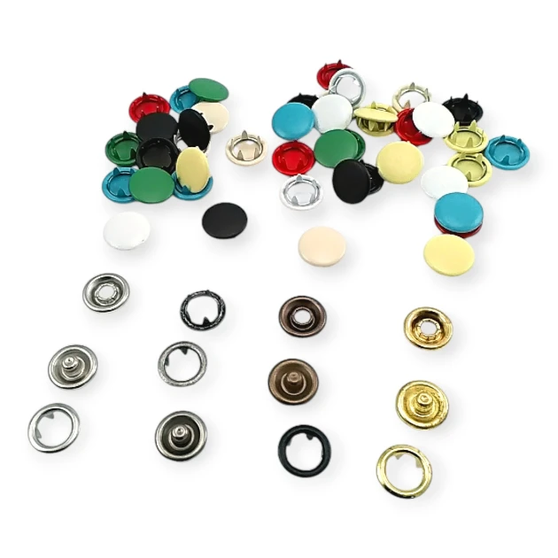 10,5 mm  Boyalı Kapaklı Klikıt Çıtçıt Paslanmaz C0011BOY