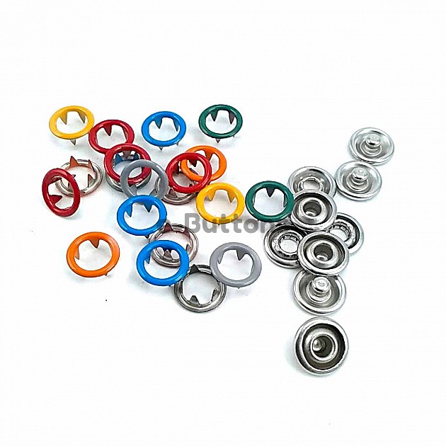 9.5 mm Colored Hole Snap Snaps (1444 pcs /Pack) C0012