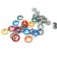 9.5 mm Dyed Prong Snap Button 3/8" 144 Pcs/ Pack Colored Perforated C0012