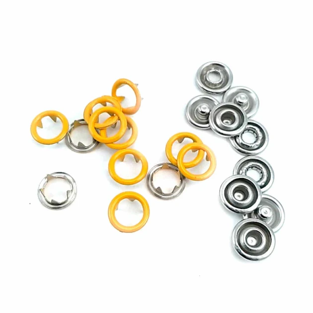 9.5 mm Dyed Prong Snap Button 3/8" 144 Pcs/ Pack Colored Perforated C0012