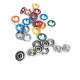9.5 mm Dyed Prong Snap Button 3/8" 144 Pcs/ Pack Colored Perforated C0012