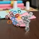 9.5 mm Dyed Prong Snap Button 3/8" 144 Pcs/ Pack Colored Perforated C0012