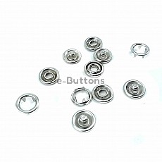Prong Snaps Fastener Baby Snap Buttons 3/8" Stainless 9,5 mm PC0013