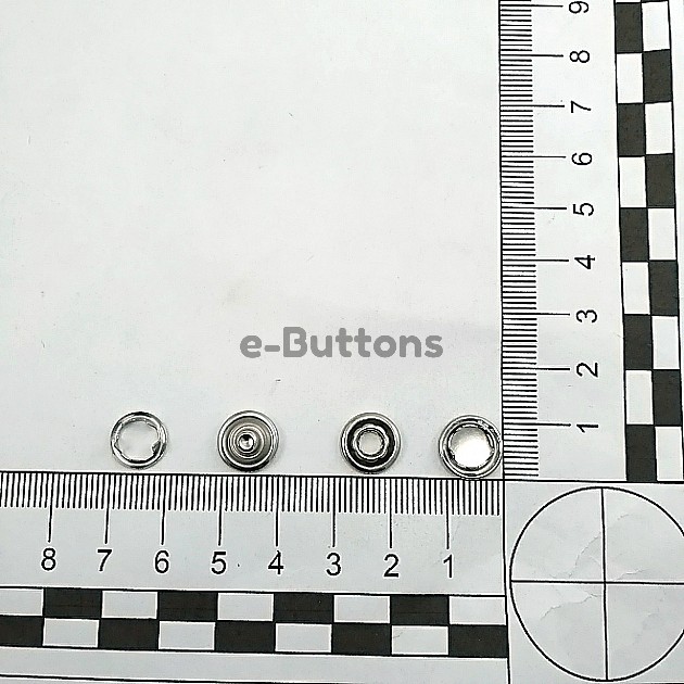 Prong Snaps Fastener Baby Snap Buttons Stainless 9,5 mm PC0013