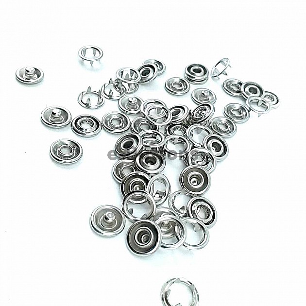 Prong Snaps Fastener Baby Snap Buttons Stainless 9,5 mm PC0013