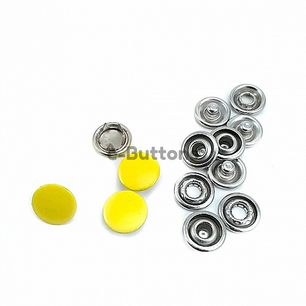 Dyed  Prong Snap Fantenrs 9.5 mm Stainless Buttons C0014