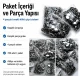 9.5 mm Baby Snap Fasteners with Prong Cap, Stainless Steel, 720 Pcs Pack
