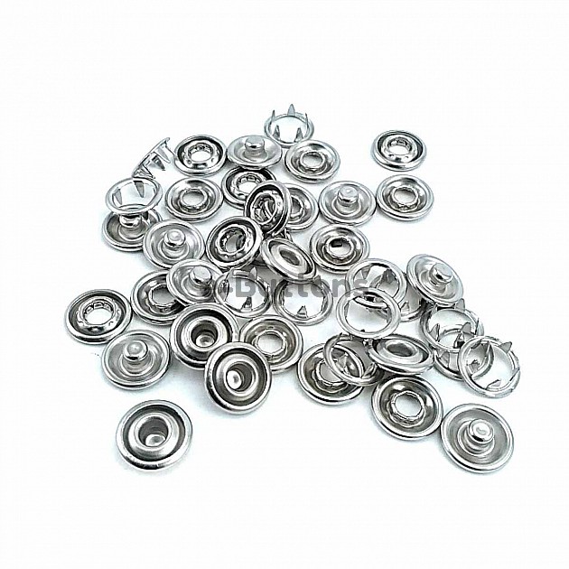Prong Click Snap Fastener 17L / 13/32" baby Prong snap buttons (1 Gros) 10.5mm C0015