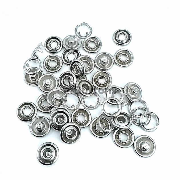 Prong Click Snap Fastener 17L / 13/32" baby Prong snap buttons (1 Gros) 10.5mm C0015