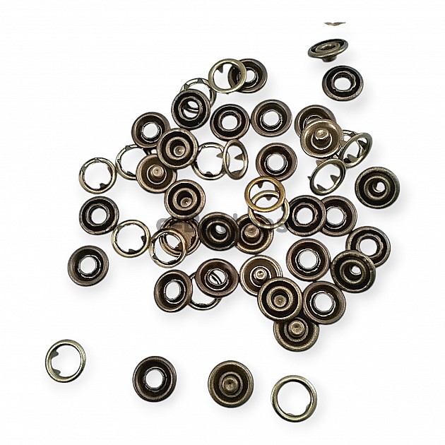 Prong Click Snap Fastener 17L / 13/32" baby Prong snap buttons (1 Gros) 10.5mm C0015