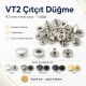 VT-2 Snap Button 10 mm (0.39 in) Metal Snap Fastener C0021